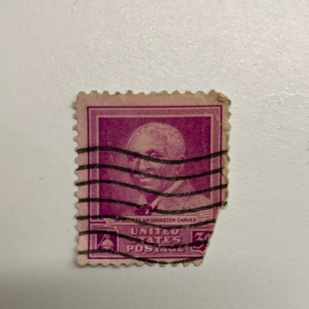 Vintage George Washington Carver Postage Stamp est. 1948